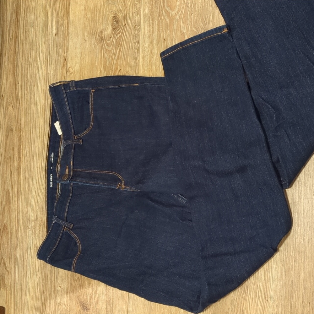 Old navy high rise dark wash jeans